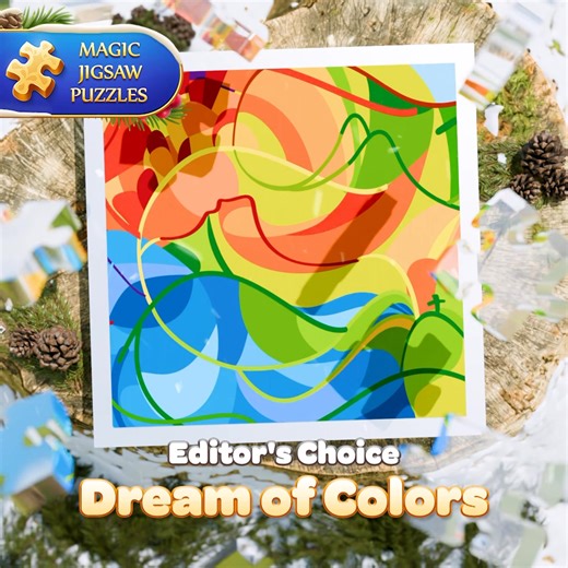 Incredible, fairy-tale colors, as if lifted straight from the canvas of the sweetest and most delightful dreams. It feels like they might vanish the moment you reach out to touch them. But we know the secret to preserving this palette forever — just add our Dream of Colors pack to your collection! https://ximadpzl.onelink.me/BkON/8nd9v3vg #MJP_EditorsChoice #puzzles #jigsawpuzzles #magicjigsawpuzzles | Magic Jigsaw Puzzles