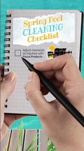 Spring Pool Cleaning Checklist ✅