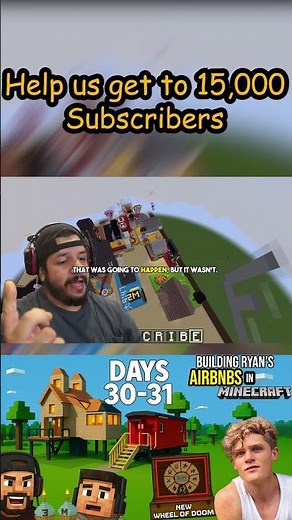 If You Could Build a Minecraft Airbnbs | @ryan Trahan Stayed 50 States in 50 Days Series Day 30-31