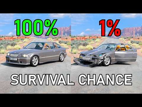 Best of Realistic Survival Chance Crashes #24 | BeamNG.drive