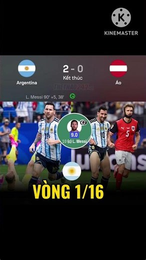 Kết quả Argentina vs Áo World Cup 2026