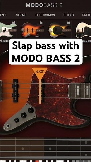 Slap bass with MODO BASS 2 #modobass #ikmultimedia #slapbass