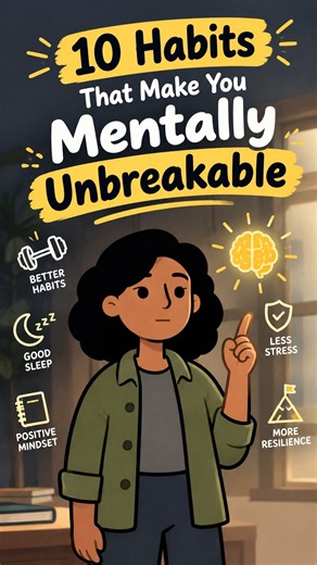10 Habits That Make You Mentally Unbreakable #motivation #masteringdiscipline