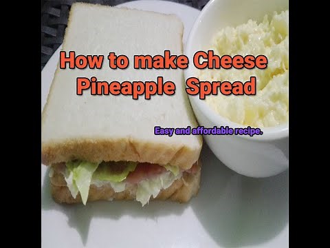 How to Make Cheese Pineapple Spread |Affordable and Easy Recipe!Precy's Recipe