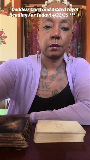 Goddess Card and 3 Card Tarot Reading For Today! 4/22/25 ***✨ #reverendgoddesscharmaine #thesensuousmystic #goddessblessings🔥 #goddess #goddesses #tarot #tarotreader #tarotreading #tarotcards #fyp #fypシ #foryou #foryoupage #fypviral #fypシviral
