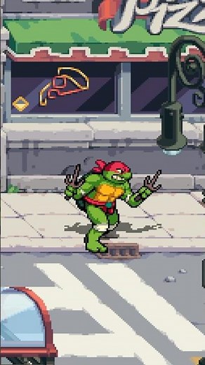 All 11 TMNT: Shredder’s Revenge Walk Animations 🐢🥷 #tmnt #shreddersrevenge