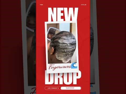 Finger Waves with Just a Comb | Short Pixie Hairstyle