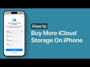 How To Buy More iCloud Storage On iPhone