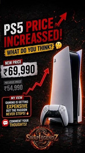 PS5 Price Increased to ₹69,990 😱 Worth Buying Now? #ps5 #shorts