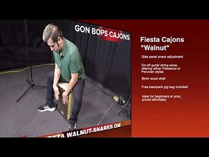 Gon Bops Fiesta Walnut Cajon