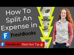 How to split expenses in FreshBooks