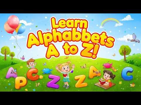 A to Z Alphabet Learning | 3D Cartoon Video for Kids
