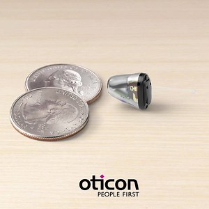 Good things come in VERY small packages. Introducing the high quality sound of Opn™ in a discreet, in-the-ear hearing aid. | Oticon