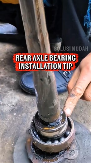 Easy Rear Axle Bearing Installation Trick | Fast & Safe