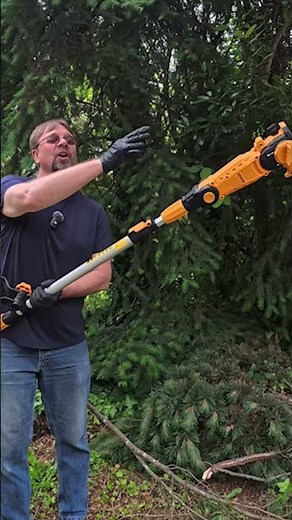 Quick Assembly / Cordless Pole Saw with 8 Inch Bar - Worklife #shorts