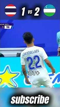 🇺🇿Uzbekistan vs 🇹🇭Thailand AFC cup 2023 #footpluse