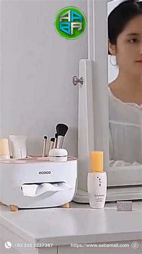 Tired of clutter? The Ecoco Organizer combines tissue storage with multi-compartment design to keep your must-haves tidy and within reach. Accessible and stylish organization starts here! ​ #StorageSolution #Ecoco #TidyUp #DeskOrganizer #AccessibleStorage | Aabamall.pk | Facebook