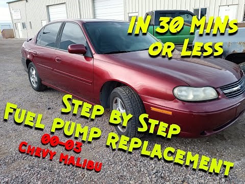 How to replace Fuel pump 00-03 Chevy Malibu IN 30 MINS OR LESS