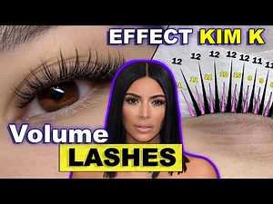 KIM K LASH SET / Volume eyelash extensions / lash mapping tutorial