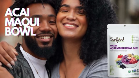 Sunfood Superfoods Organic Acai Maqui Bowl Mix - Organic Acai Powder and Maqui Powder Berry Extract for Smoothie Bowls, Antioxidants & Vitamin C - 6 Oz Bag