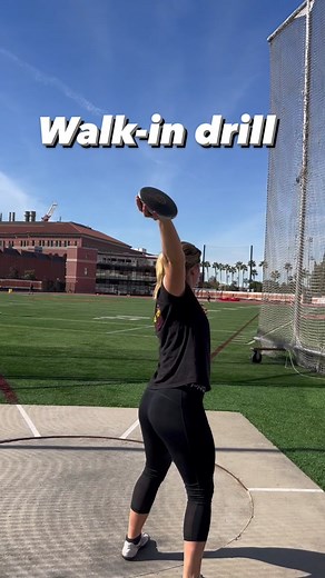 Discus Throw Drill for Left Arm and Shoulder Rotation