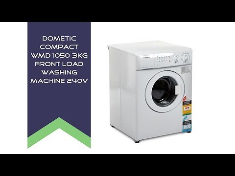 Dometic Compact WMD 1050 3kg Front Load Washing Machine - Customer Feedback Video