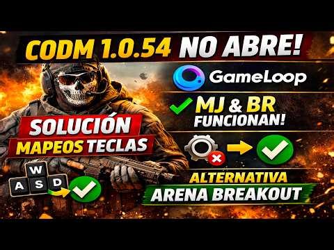 CODM 1.0.54 Won't Open in GameLoop? 🔥 SOLUTION: MJ and BR Key Mapping (Arena Breakout)