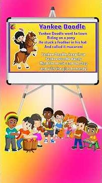 Yankee Doodle #nurseryrhymes ||yankee doodle lyrics