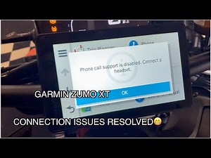Garmin Zumo XT phone call support issues resolved