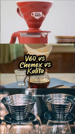 V60 vs Chemex vs Kalita: Which one to choose? ☕