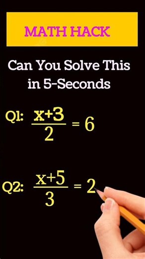 The Easiest Way to Solve for X😎 #maths #mathproblem #mathstricks #shorts