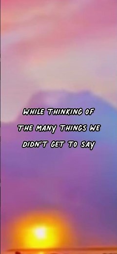 When tomorrow starts without me| poem