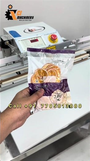 Vacuum sealing machine | open chamber vacuum packing machine for food #shorts
