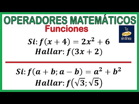 OPERADORES MATEMÁTICOS: Operador como Función