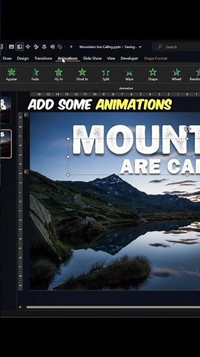 EPIC PowerPoint Text Animation 🔥 #powerpoint #tutorial #microsoftambassador