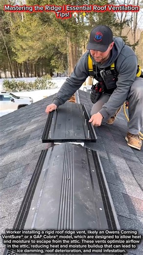 Mastering the Ridge | Essential Roof Ventilation Tips! 🏠✨
