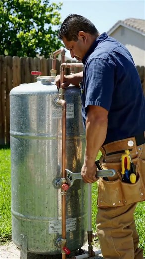 geyser installation and copper pipe fitting