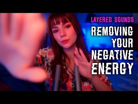 ASMR Negative Energy Removal 💎 Layered Sounds (Tongue Fluttering and Ear Tapping), Tongue Clicking