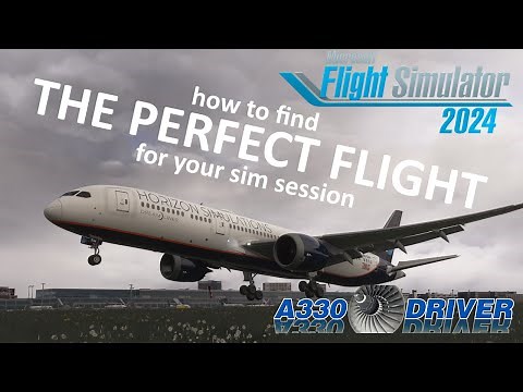 How to choose THE PERFECT FLIGHT for your 'simming needs, incl. REAL WORLD CALLSIGN, SCHEDULE, etc.