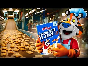 How Kellogg's Frosted Flakes Are Made - Crunchy Perfection!