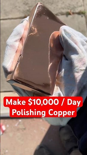 I Made a $10,000 Copper Bar from Scratch