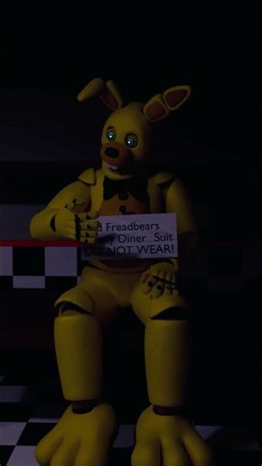 Springlock Sound Design Test #blender3d #fnaf #3danimation #fivenightsatfreddys #blender