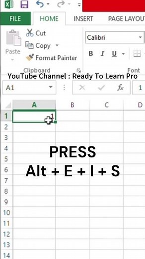 Fastest Way to Enter Serial Numbers 1–50 in MS Excel | Easy Shortcut!