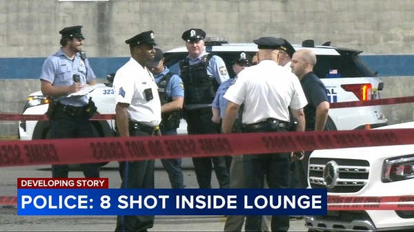 8 people wounded in mass shooting at a Philadelphia bar
