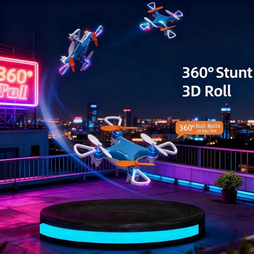 Watch Mini Drone with Easy Stunt Flights on Amazon Live