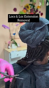 Locs removal and faux locs removal. Cut the extensions. Detangled the locs. Saved the hair. #HairTok #HealthyHair #LocsRemoval | Hadassa's Creations