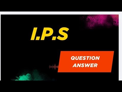 ips interview questions and answers