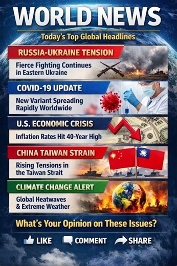 🌍 World News Today | Top Global Headlines & Breaking Updates 🚨