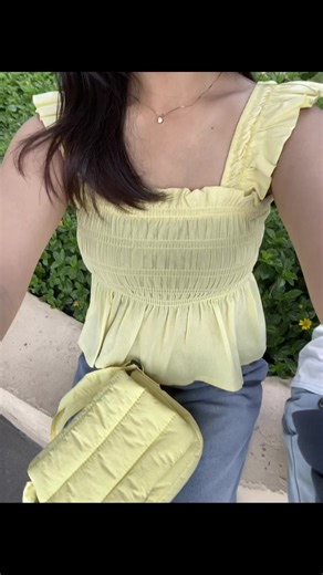 #topforwomen #womenstop #linentop #yellowtop #cutetop #toprecommendation