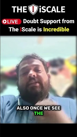 Live Doubt Support from The iScale is Incredible